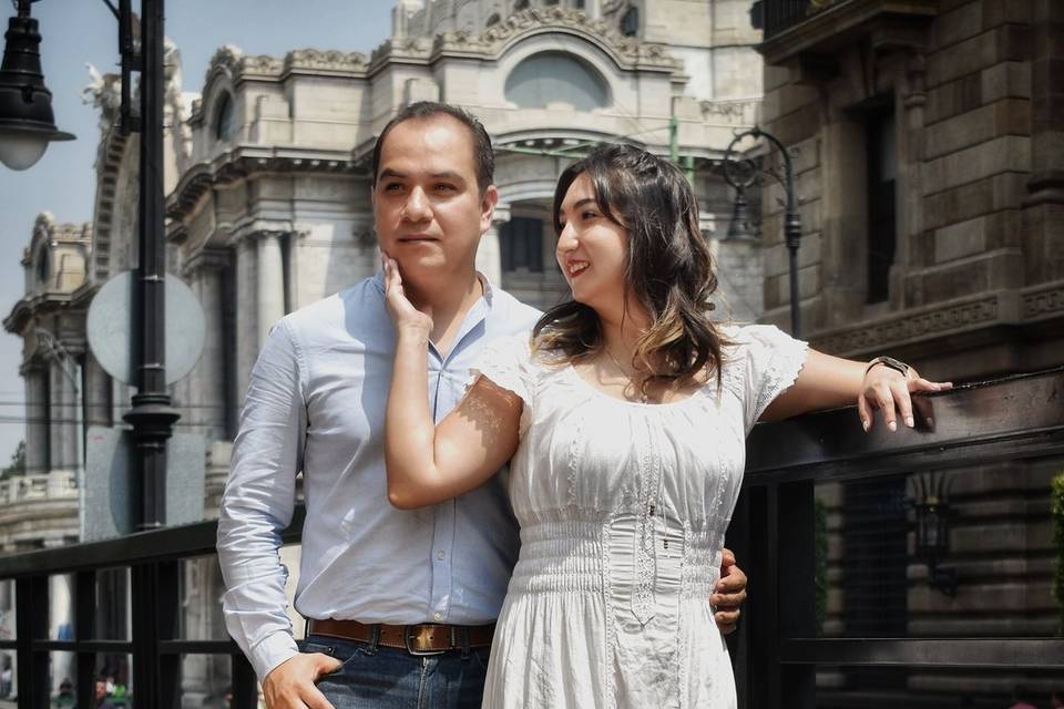 Posando juntos