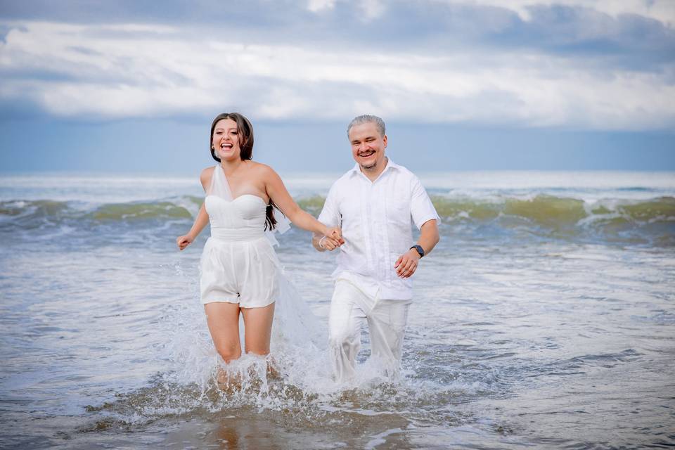 Nuestra boda en el mar