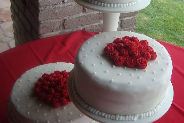 Hermosos pasteles de boda