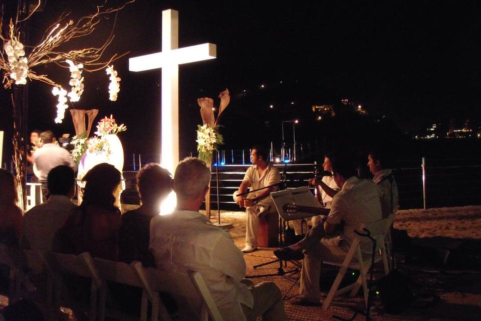 Misa flamenca en Punta Sirena