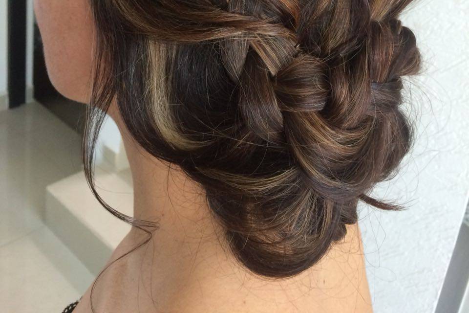 Braid updo