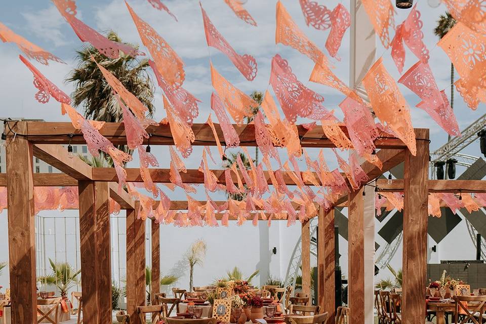 Mexican theme wedding style