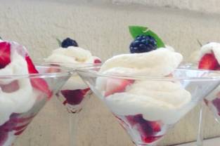 Fresas con crema