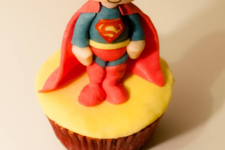 Cupcake de Superman