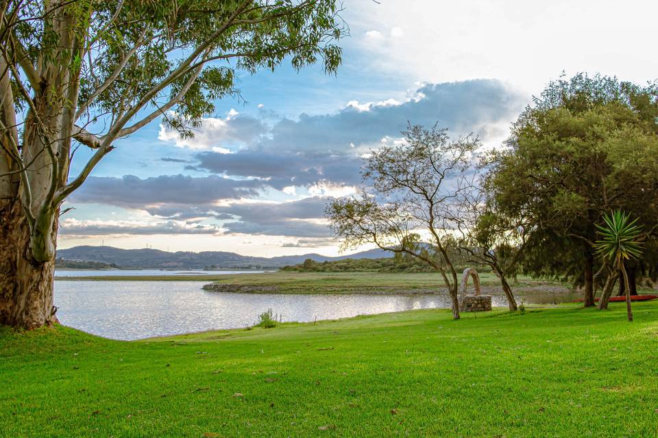 Vista al lago