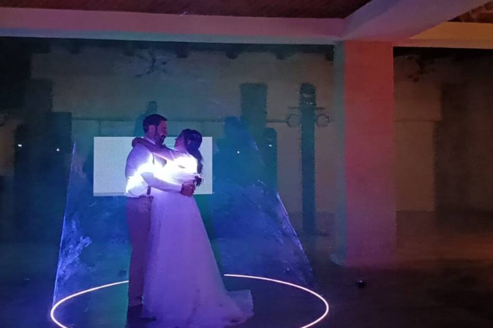 Aro de luz led