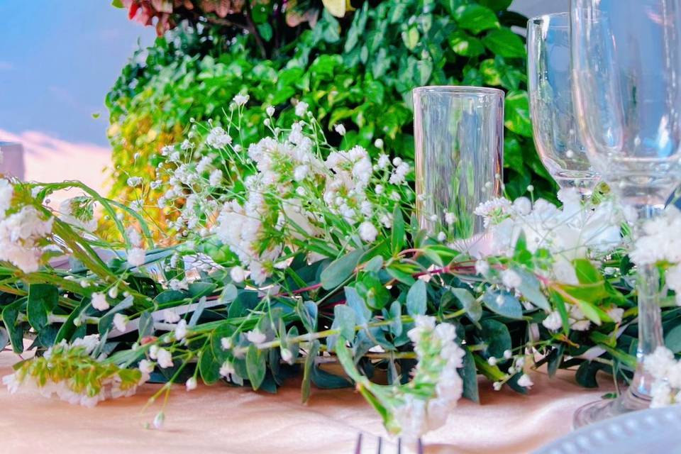 La naturaleza decora tu evento