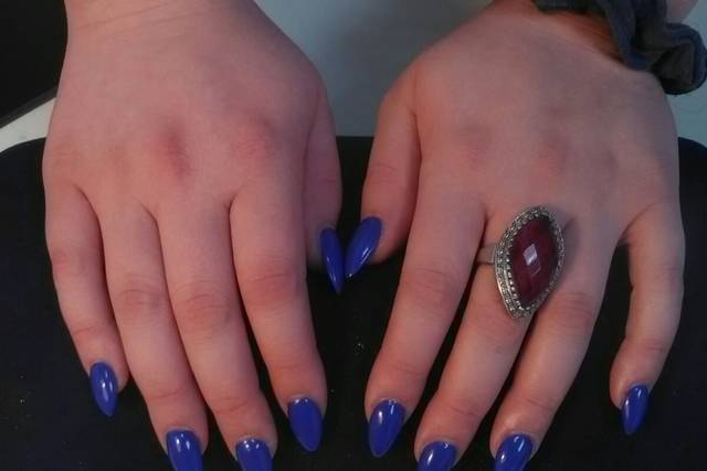 Uñas azules