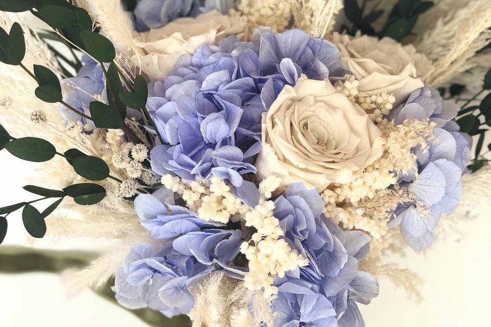 Hortensia azul