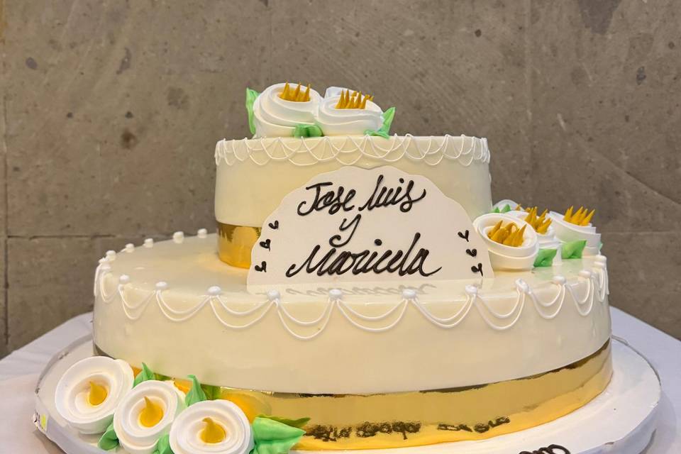 Pastel Boda de Oro
