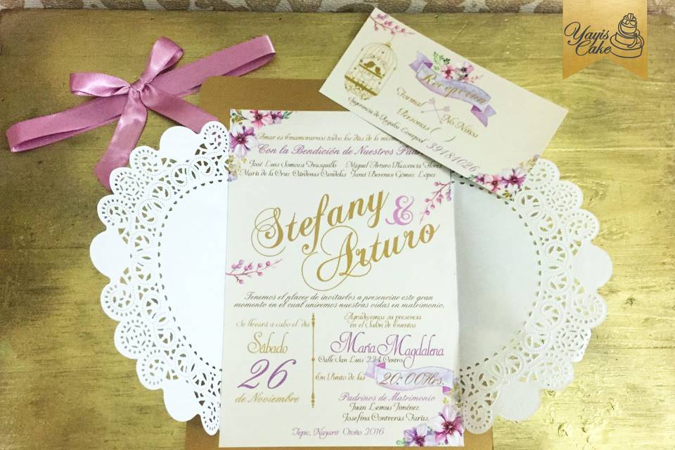 Invitación de boda