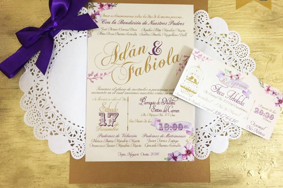 Invitación de Boda