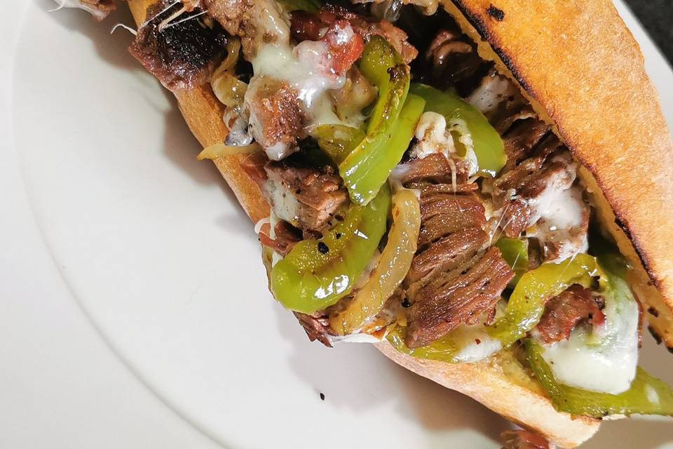 Whitexican cheesteak