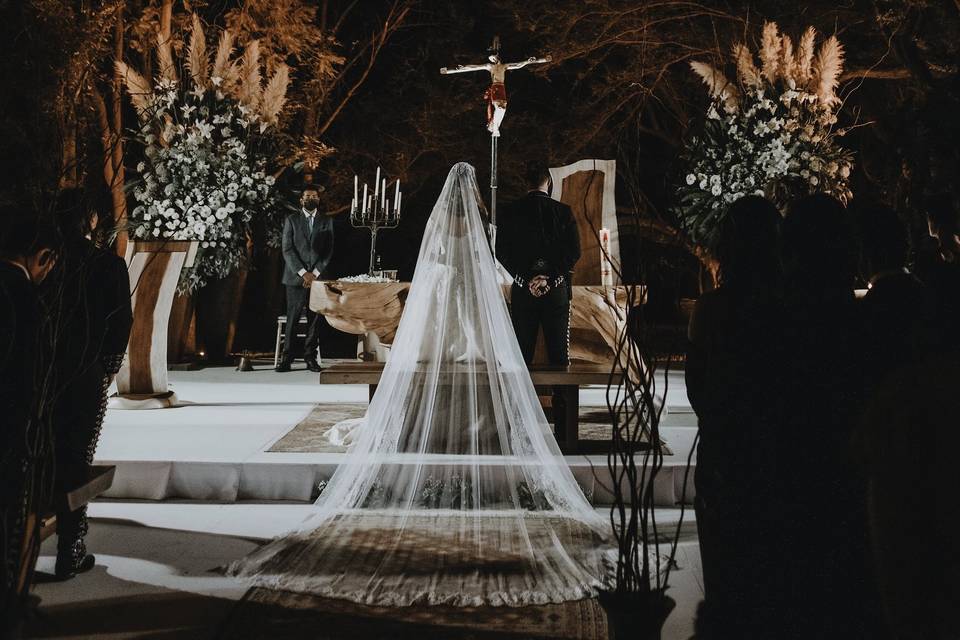 Altar noche jardín Escondido