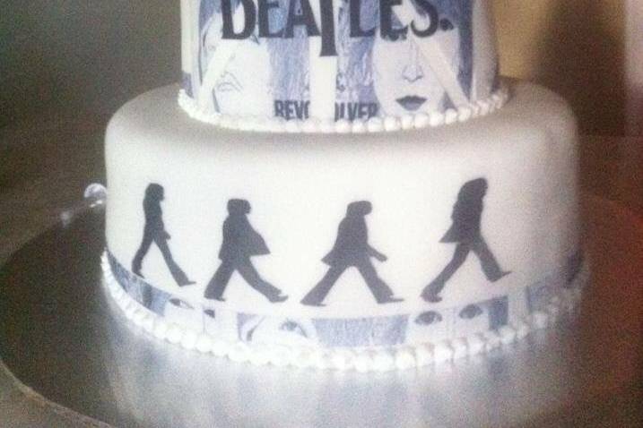 The Beatles cake