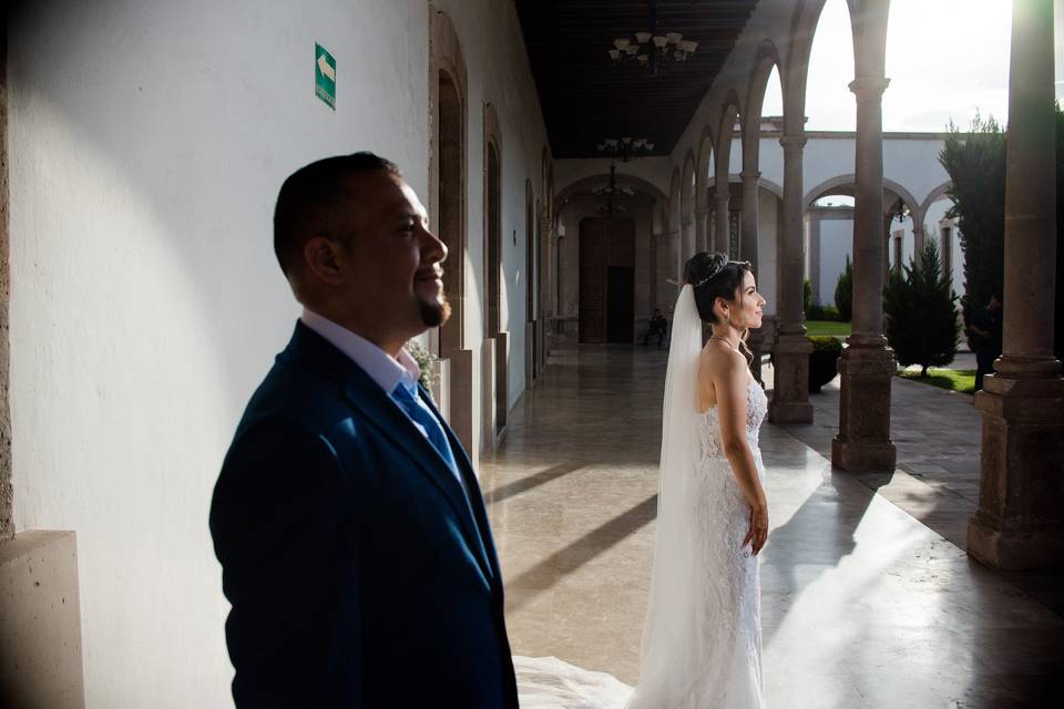 Sesión de fotos para boda