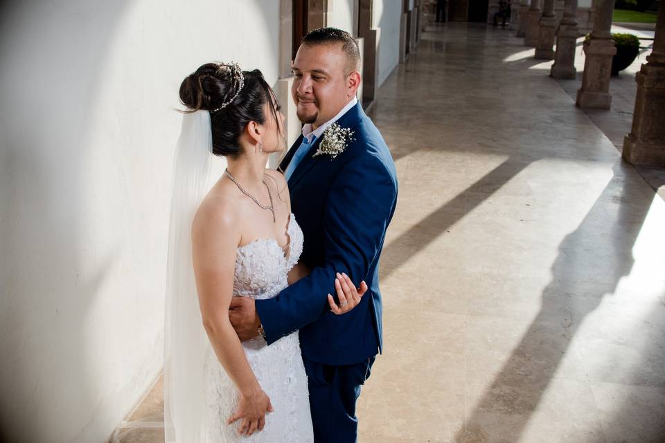 Sesión de fotos para boda