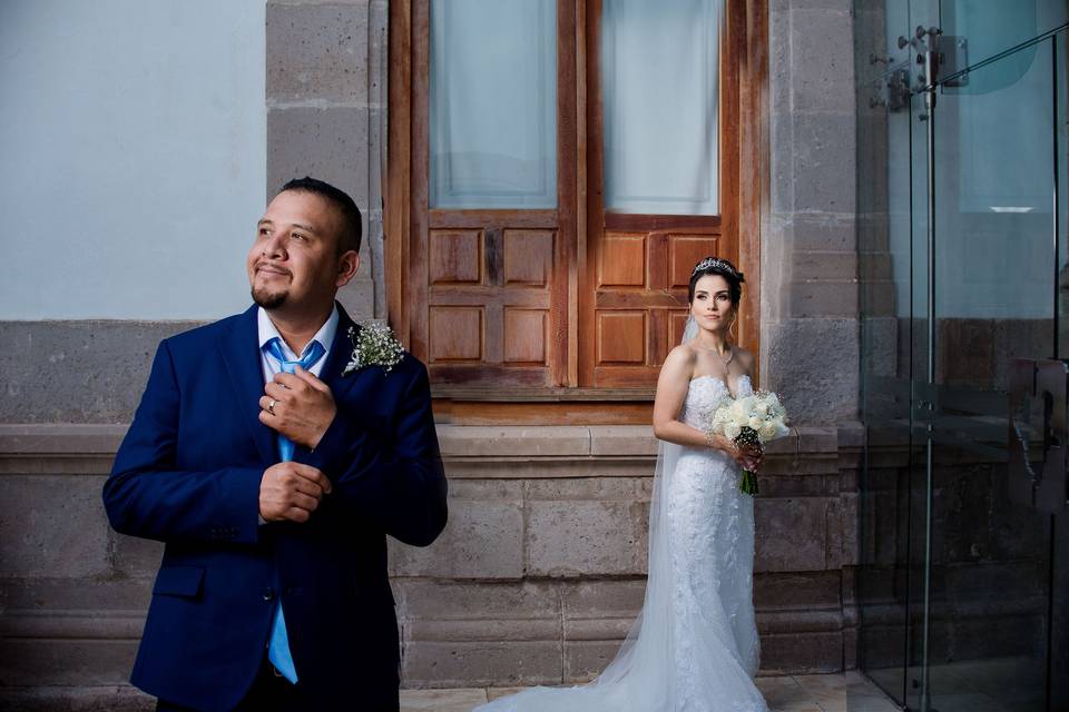 Sesión de fotos para boda