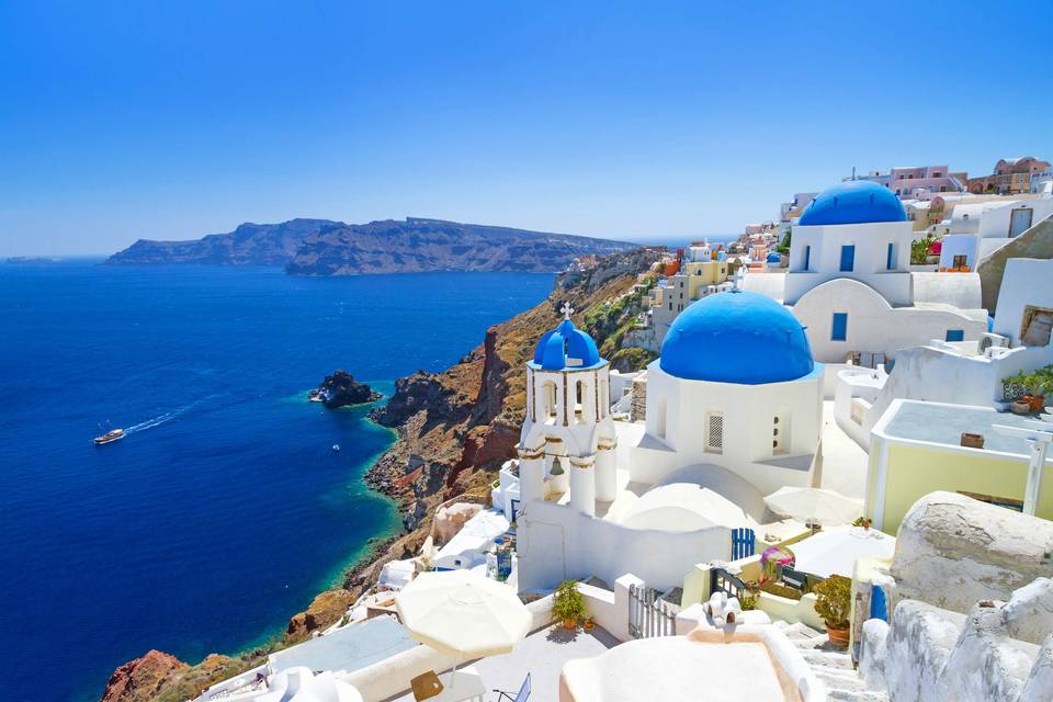 Santorini, Grecia, romántica