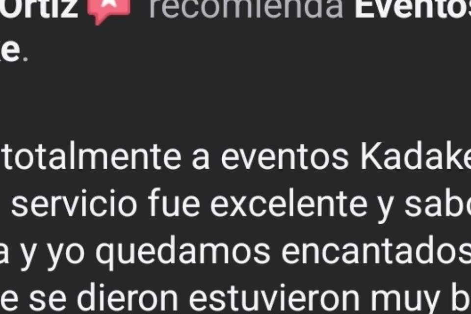 Recomendacion