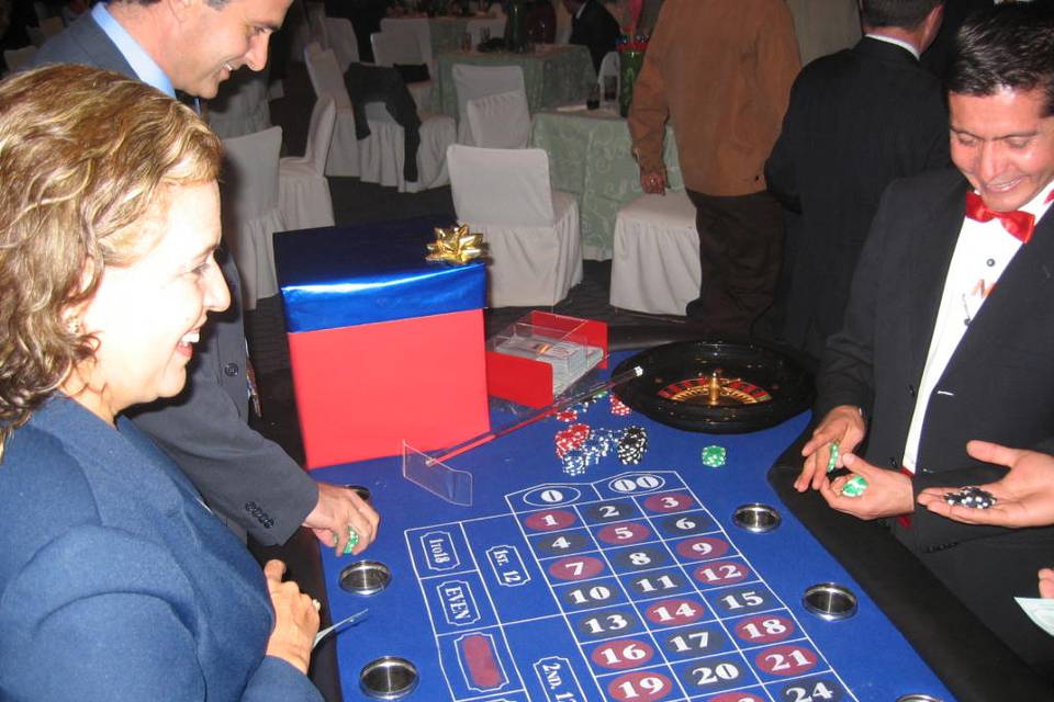 Fiesta temática casino