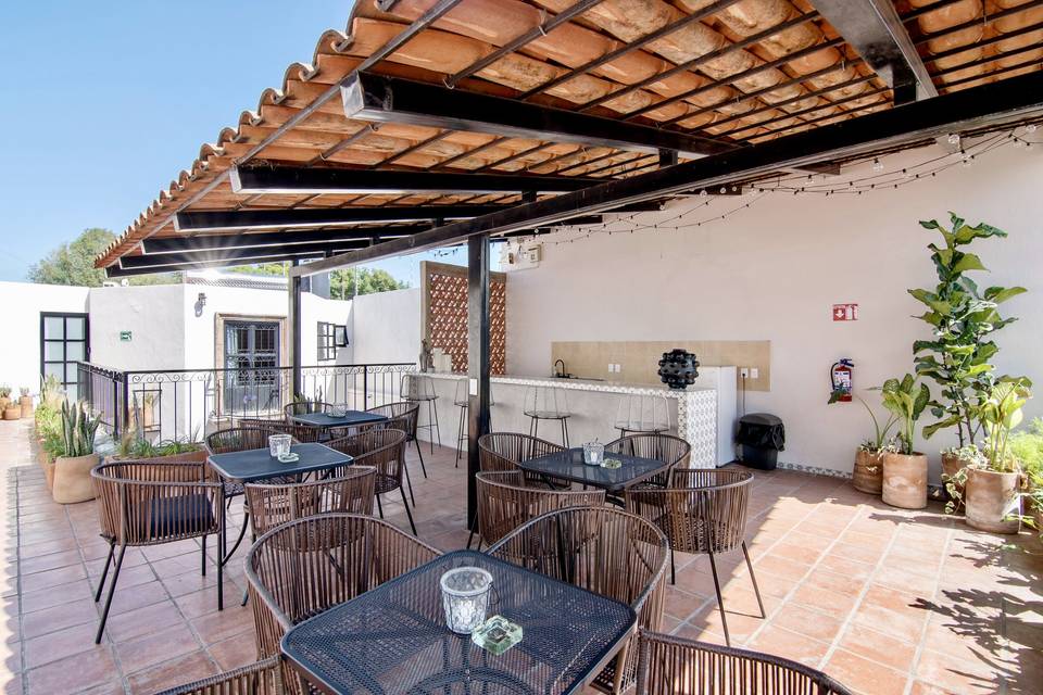 Terraza en Casa Irake