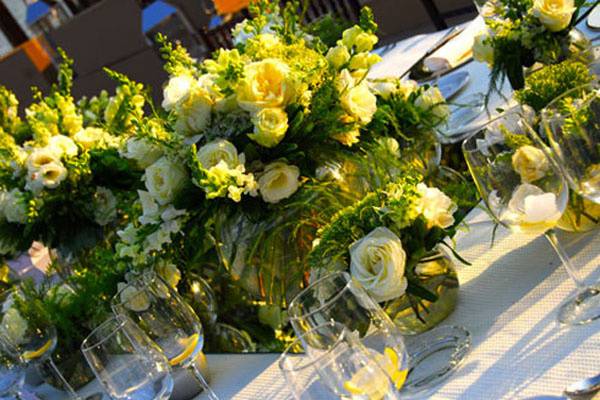 Catering y arreglos florales