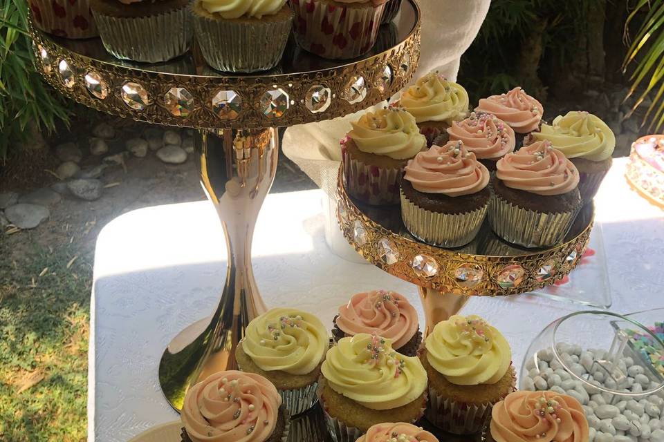 Cupcakes para mesa de dulces
