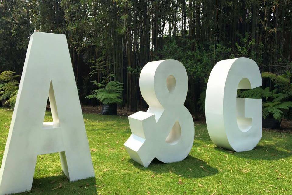 Letras gigantes