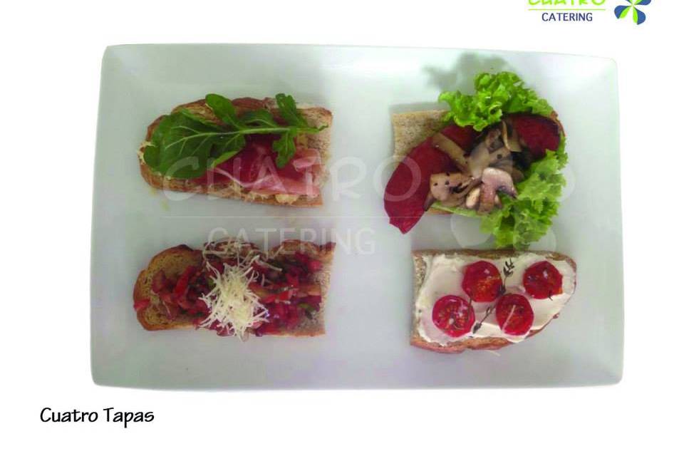 Cuatro tapas