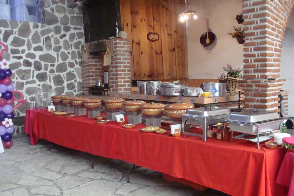 Buffet comida mexicana