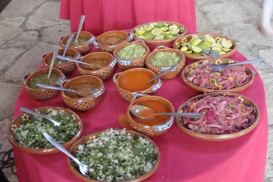 Salsas y guarniciones