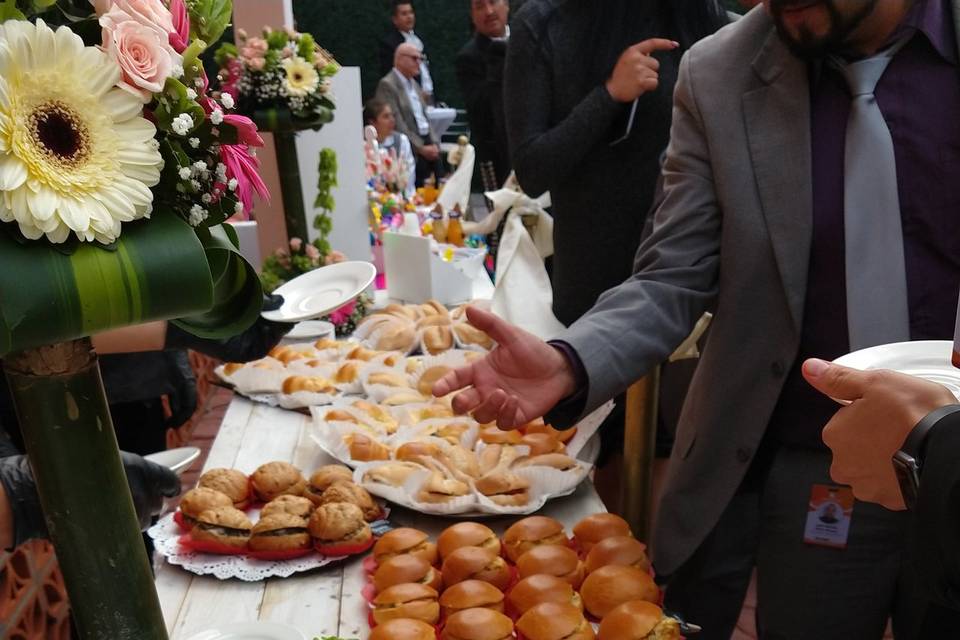 Servicio de bocadillos