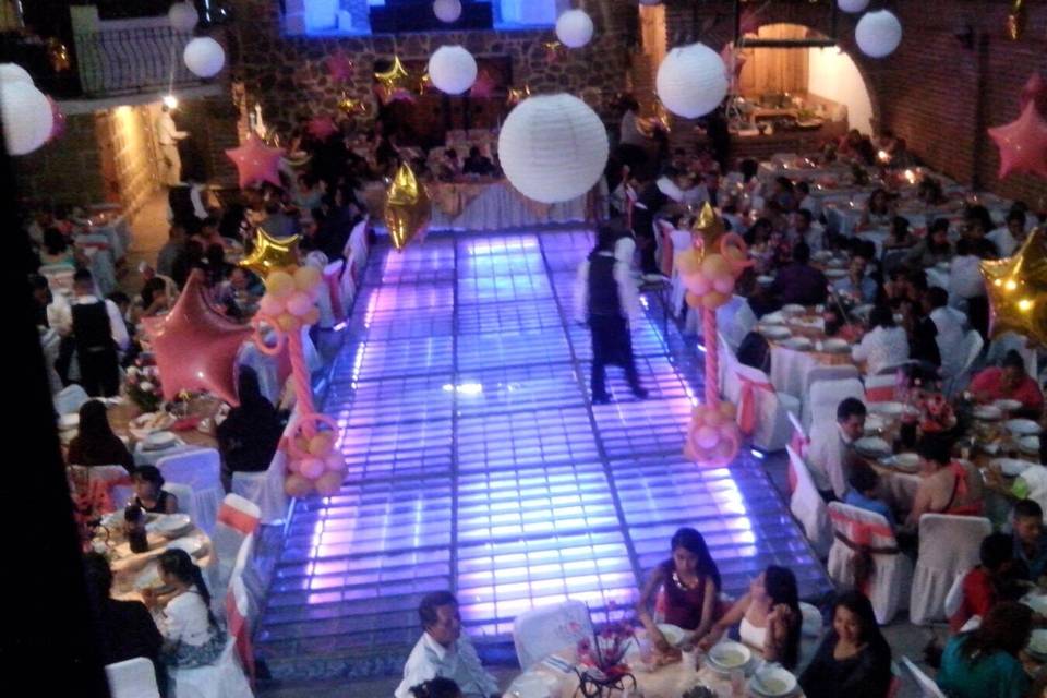 Pista de baile de cristal