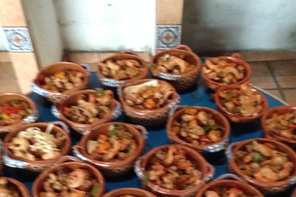 Cazuela de mariscos