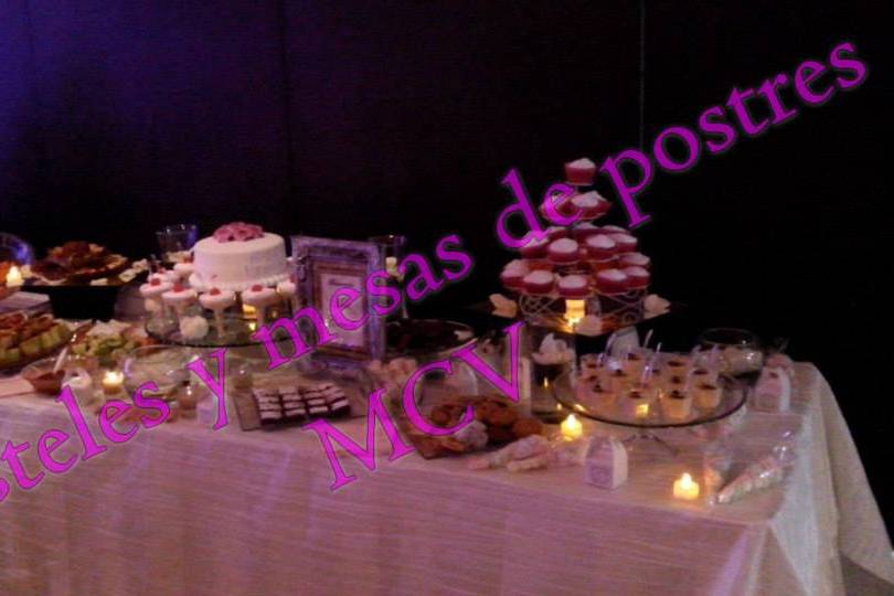 Mesas de postres mixtas