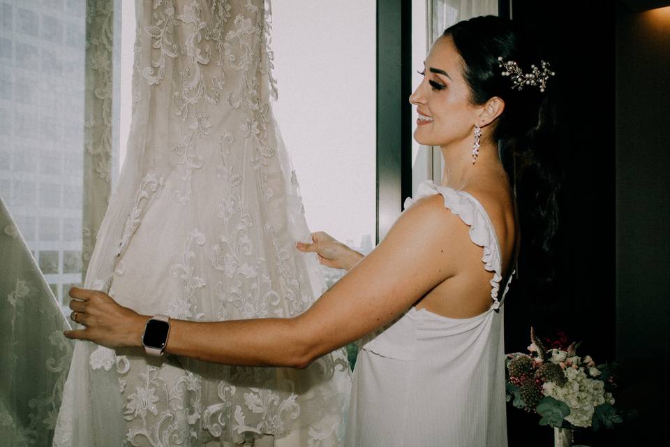 El vestido de la novia