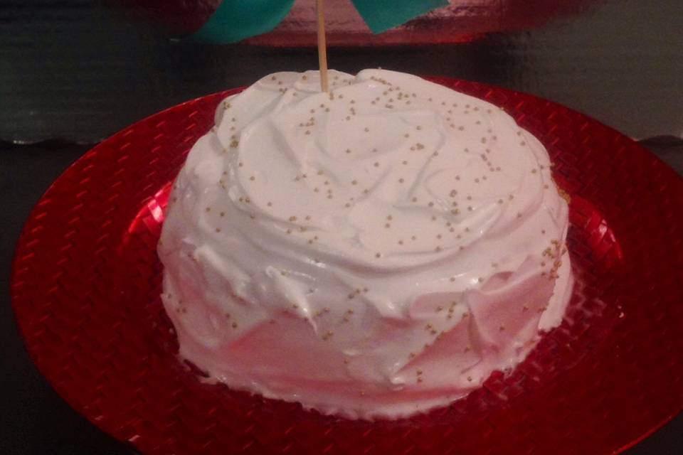 Pastel con merengue