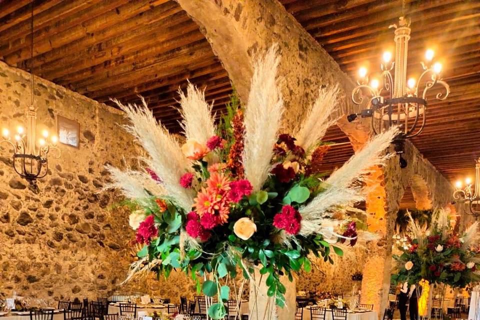 Centro de mesa floral