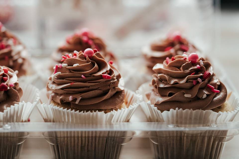 Cupcake de Plátano/Nutella