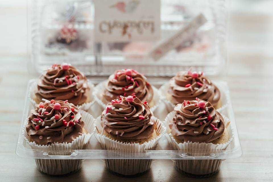 Cupcakes Plátano/Nutella