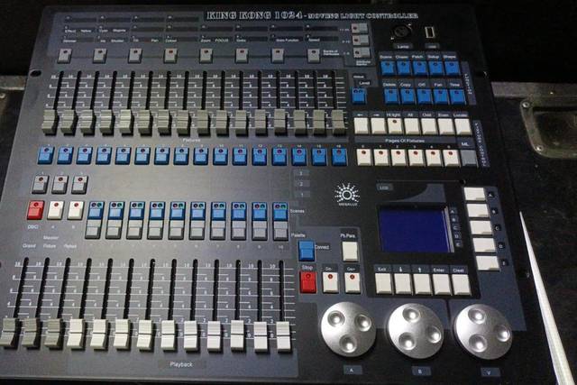 Mesa de mezcla de música