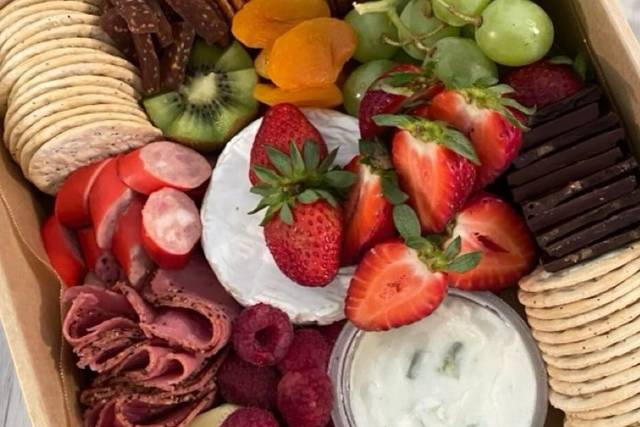Frutas con quesos