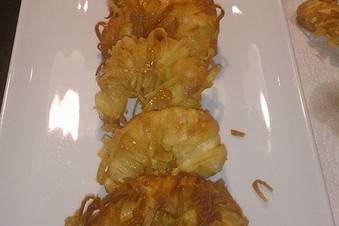 Camarones crunchy con salsa agridulce