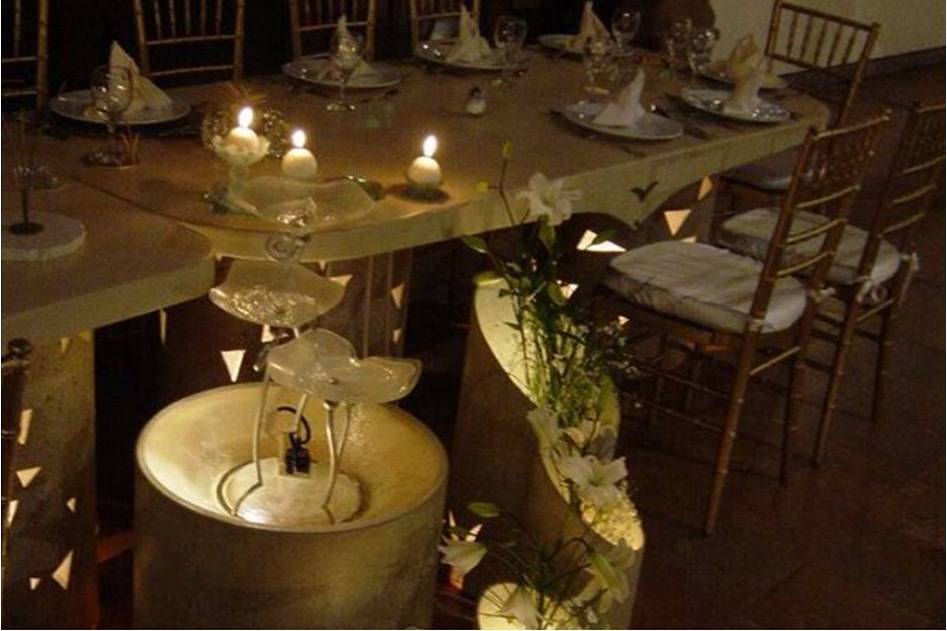 Decoración con velas