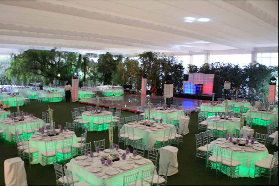 Menús y mobiliario para eventos
