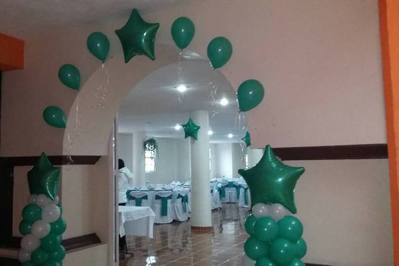 Globos en arco