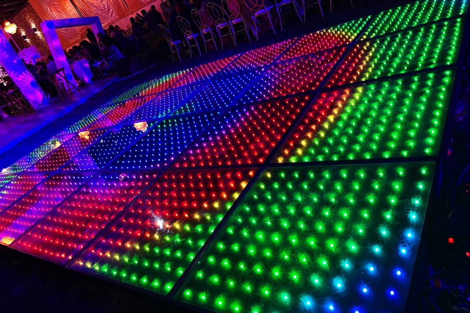 Pista de baile led