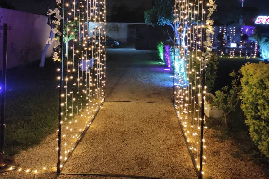 Tunel iluminado