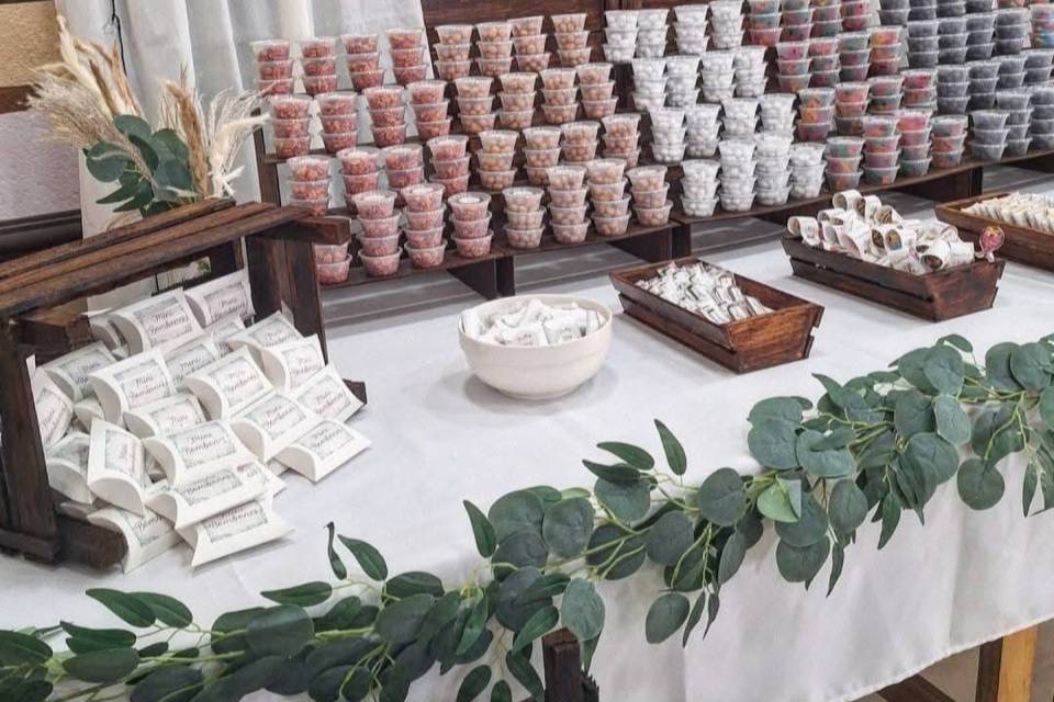 Mesas de dulces personalizada
